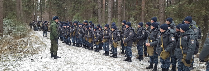 Военнослужащие Пермского военного института Росгвардии приняли участие в учебно-полевых сборах