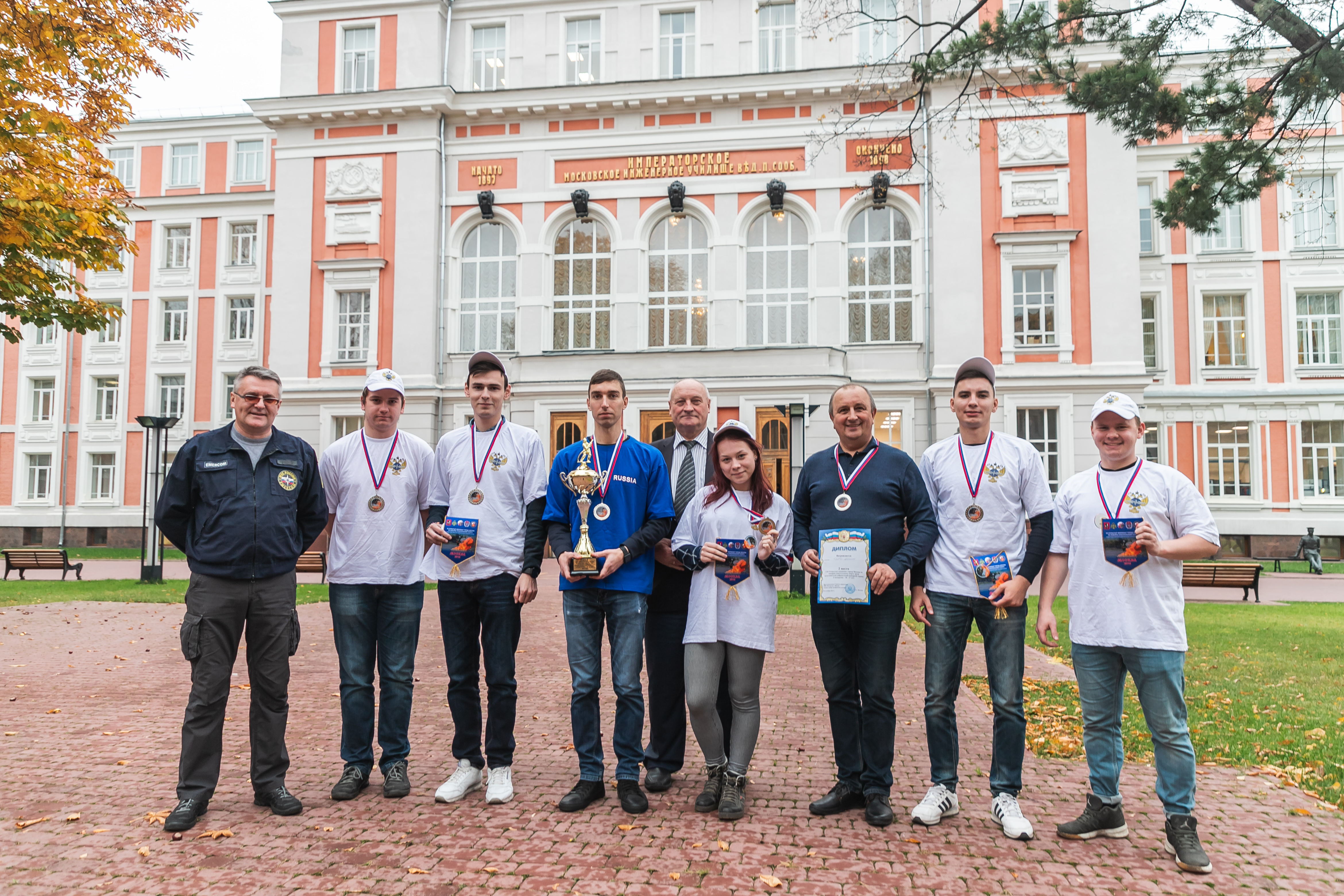 Российский университет транспорта занял второе место на соревнованиях по пожарно-спасательному спорту 