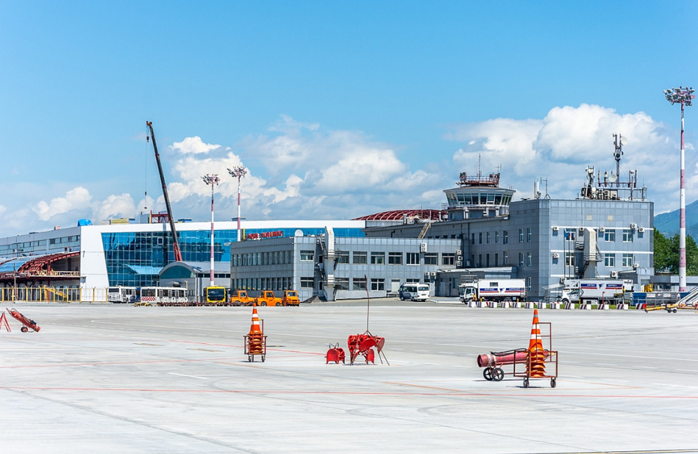 В аэропорту Южно-Сахалинска реконструируют пассажирский перрон