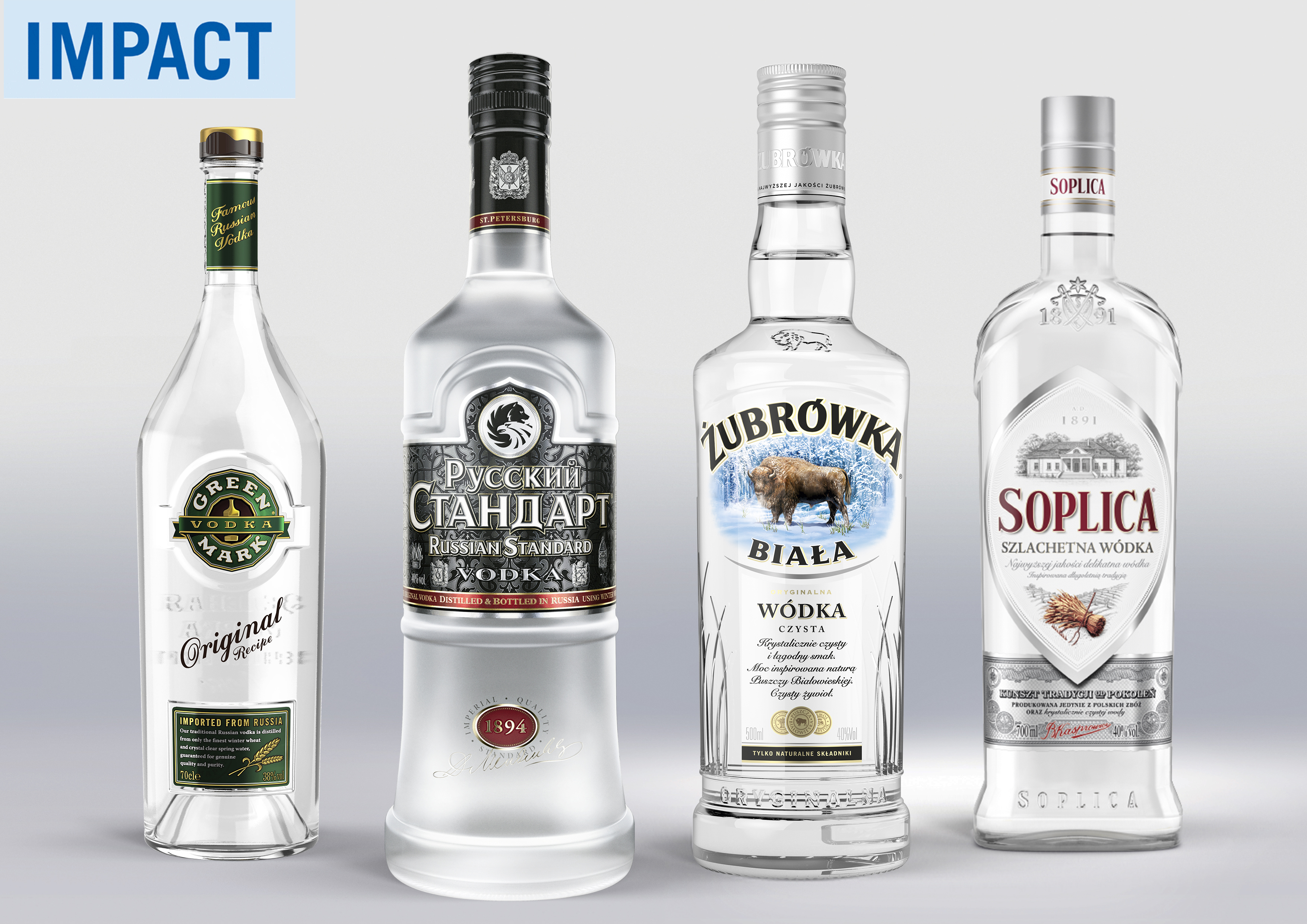 Водочные бренды «Руст» продолжают укрепляться в рейтинге ТОП-100 крупнейших алкогольных напитков в мире