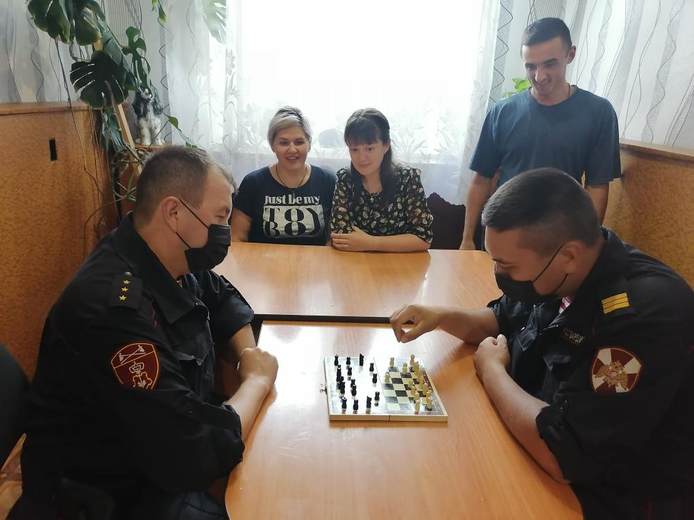 В Башкирии росгвардейцы провели турнир по шахматам