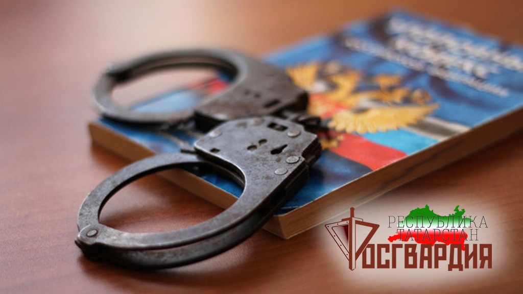 В Казани сотрудники УВО Росгвардии задержали нигде не работающего мужчину по подозрению в нанесении побоев и совершении грабежа