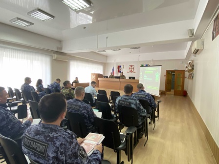 В управлении Росгвардии по Республике Башкортостан прошли занятия с руководителями учебных групп по военно-политической (политической) подготовке