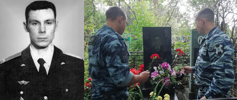 Казанские омоновцы в канун 20-летия подвига Героя России Алексея Козина побывали на его могиле 