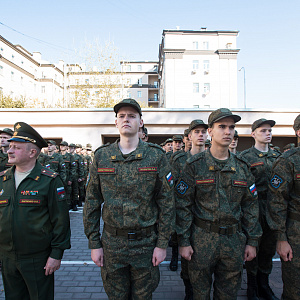 В военном учебном центре РУТ стартовали занятия