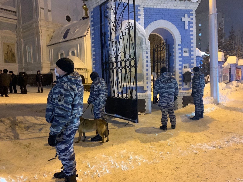 В Республике Башкортостан Росгвардия обеспечила безопасность граждан во время празднования Крещения Господня