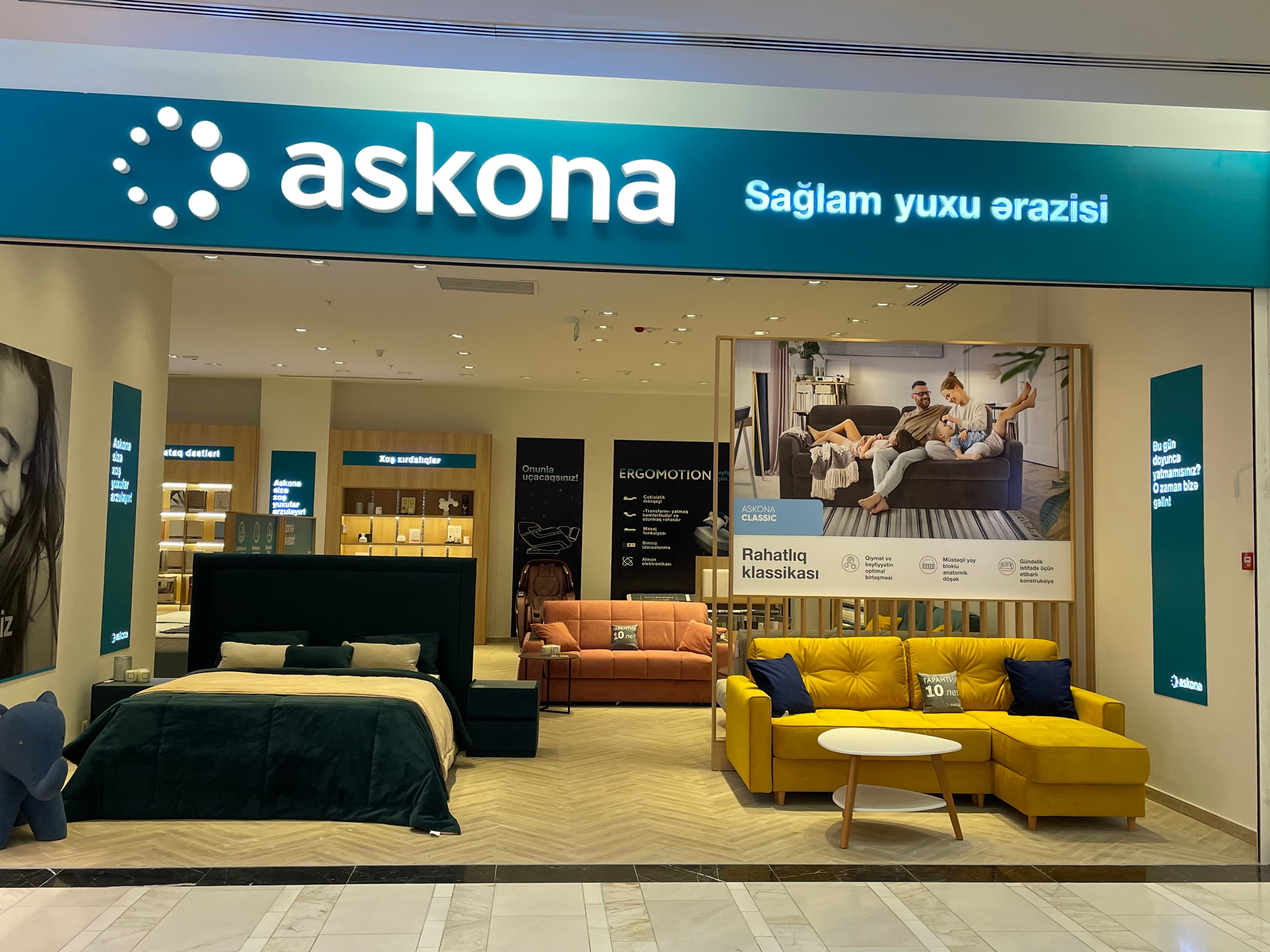 «Askona»  выходит на рынок Азербайджана